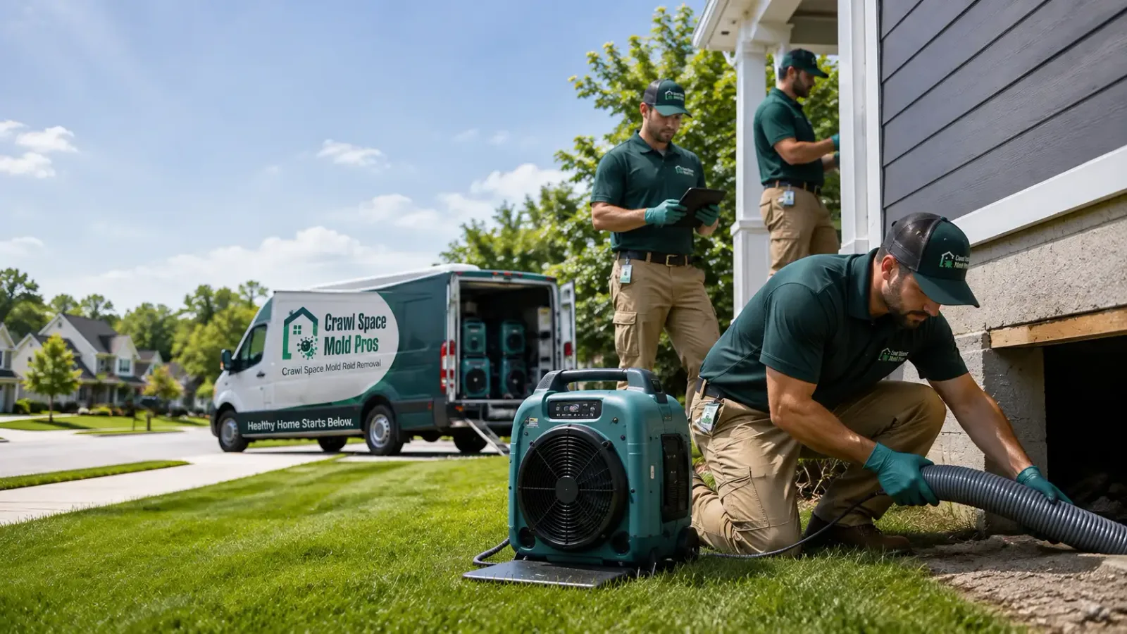 Crawl Space Mold Removal in Charlestown, MD